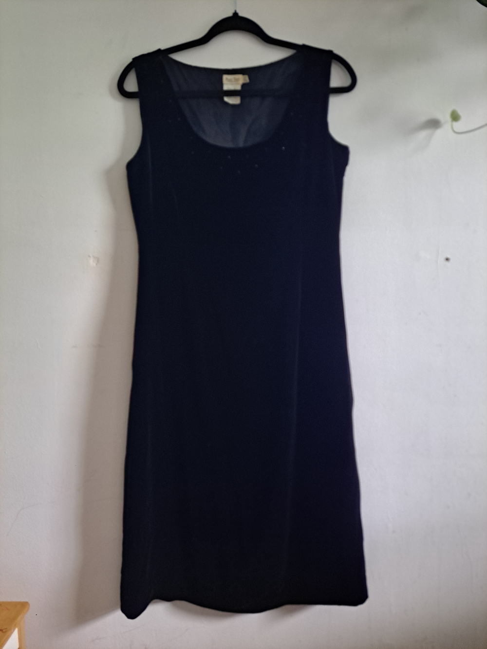 Part Two Black Sleeveless Dress Women's EU 38 / US 8 | Rayon Silk Blend
